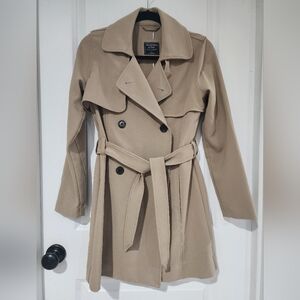 Abercrombie & Fitch Drapey Trench Coat
